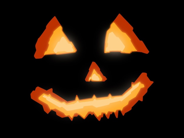 Halloween pumpkin face