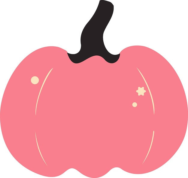 Halloween pumpkin icon flat vector illustration