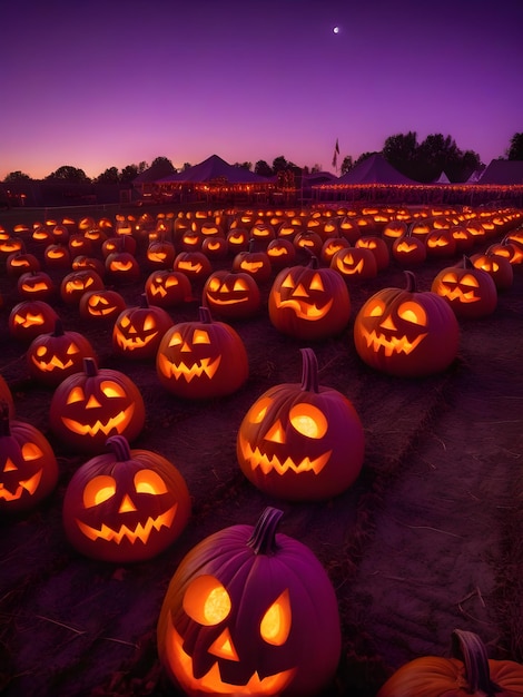 Halloween pumpkin patch party