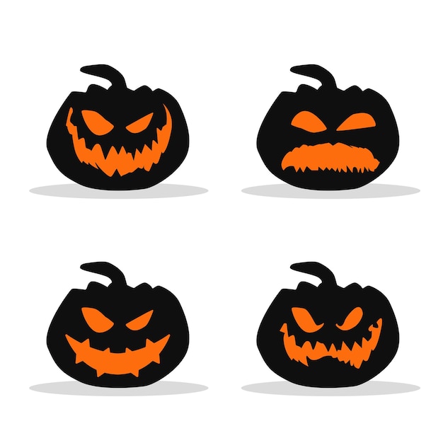 Halloween pumpkin set