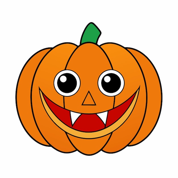 Halloween Pumpkin Vector Graphic Design