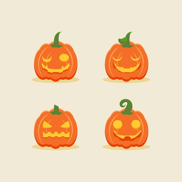 Halloween pumpkins collection