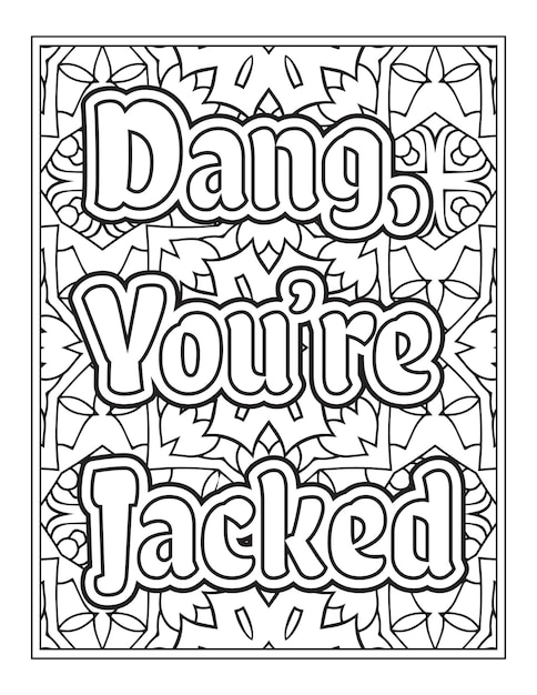 Halloween Quotes Coloring Book Pages