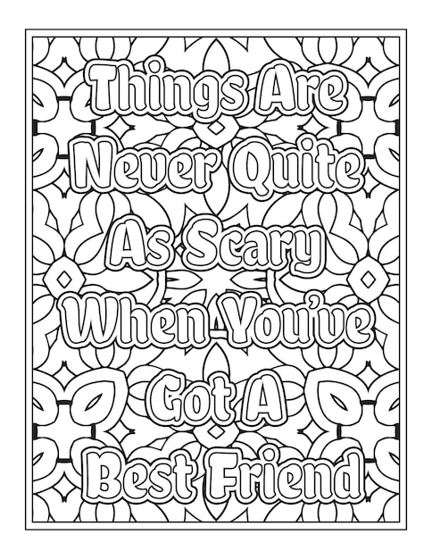 Halloween Quotes Coloring Book Pages