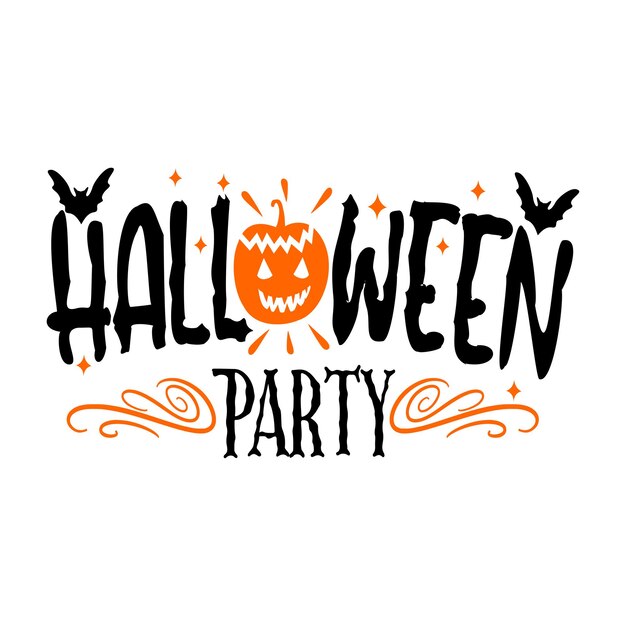 Vector halloween quotes svg design lettering