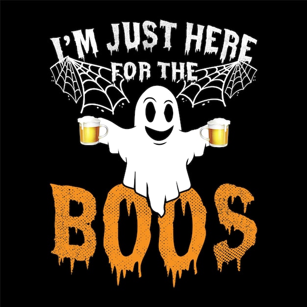 Halloween Quotes Tshirt Design Vector Illustration Clipart Eps