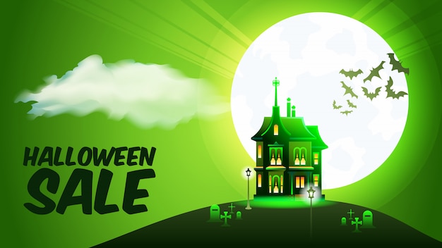 Halloween Sale Promotion Offer. Autumn Shopping