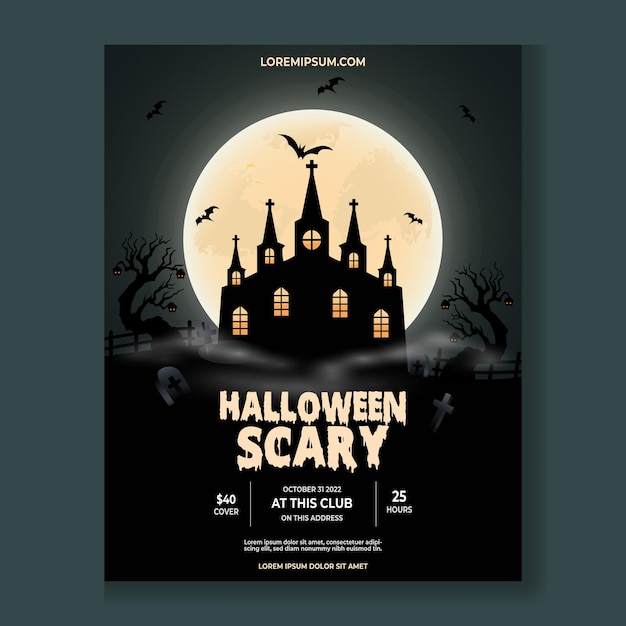 Halloween Scary Poster Design