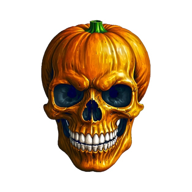 Halloween Scary Skull Pumpkin Party theme