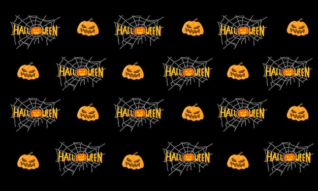 Halloween seamless pattern background design