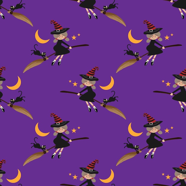 Halloween seamless pattern.