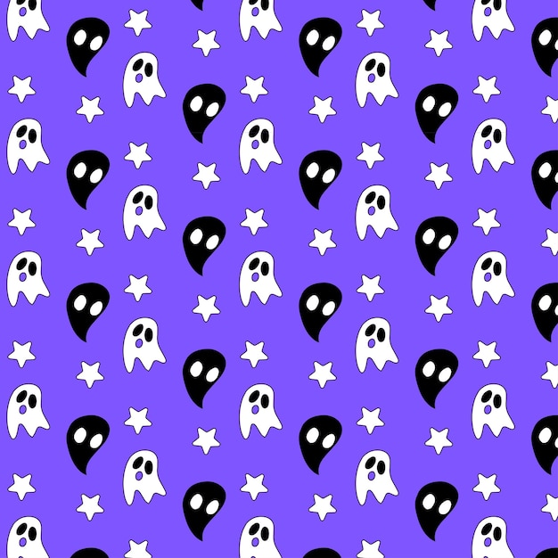 Halloween seamless pattern