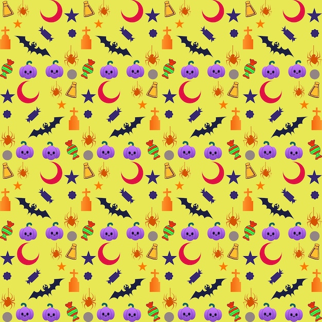 halloween seamless patterns