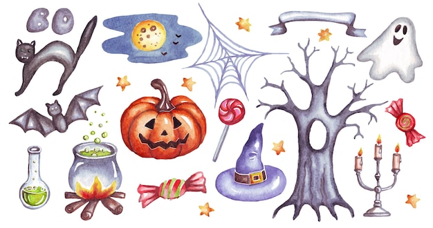 Halloween set Vector