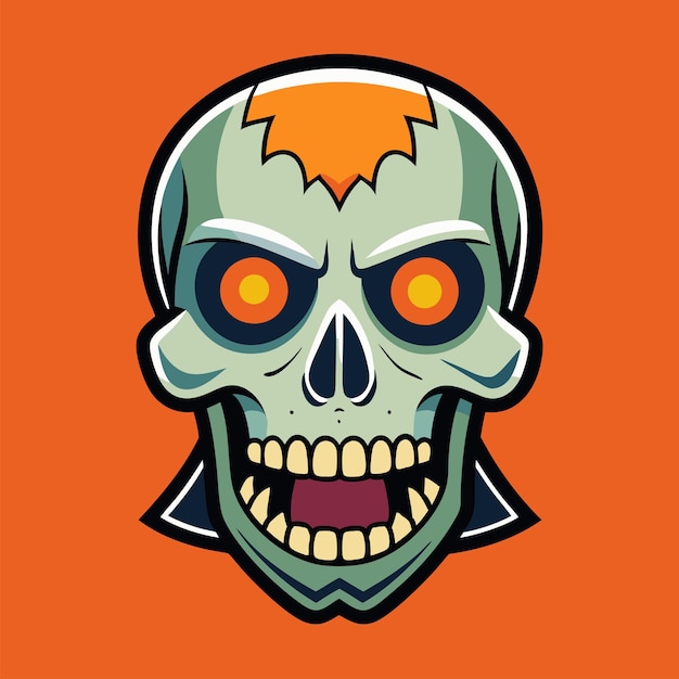 Vector halloween skull vector art illustrations images