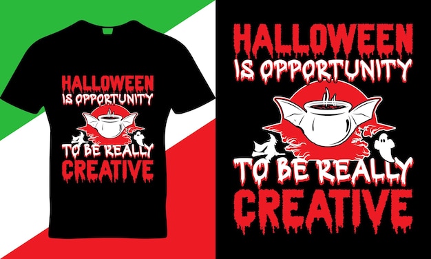 Halloween sort quotes t-shirt template design for Halloween day and POD business