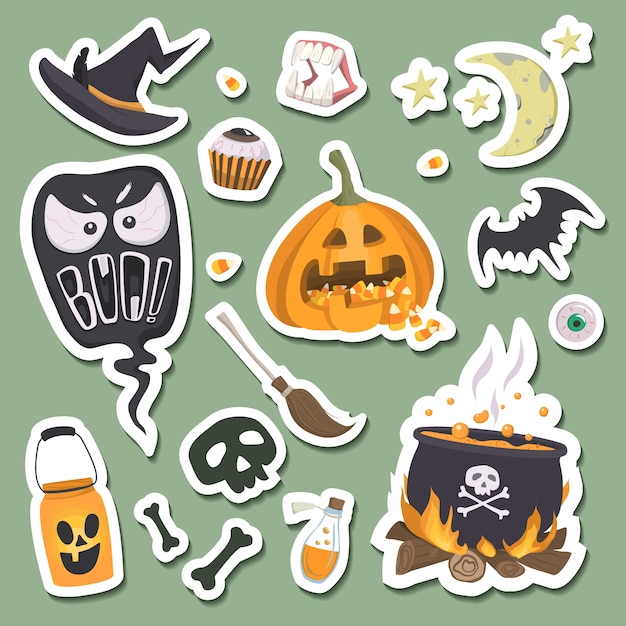 Halloween stickers