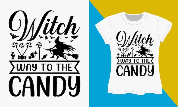 Halloween SVG cut files design. Halloween typography T-shirt Design.