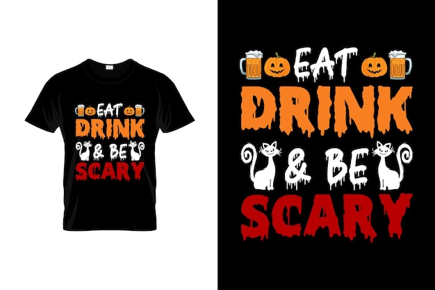 Halloween t-shirt design or Halloween poster design or Halloween shirt design