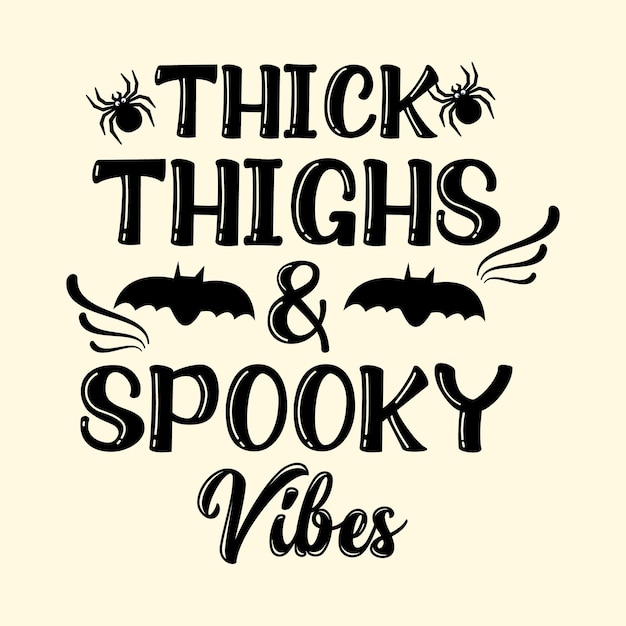 Halloween t shirt design, Hand drawn lettering phrase isolated on white background