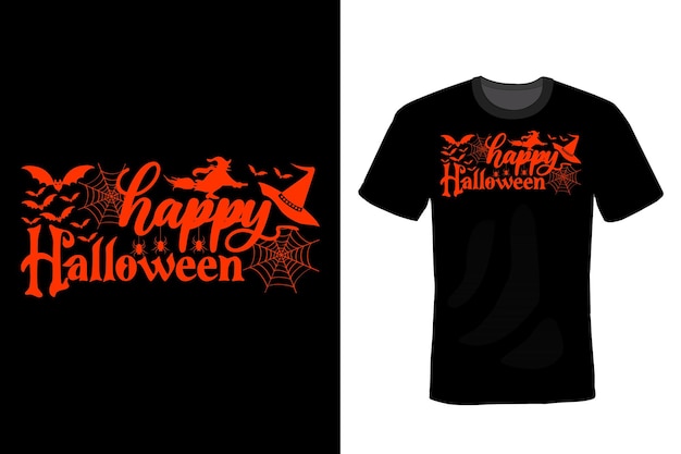 Halloween T shirt design typography vintage