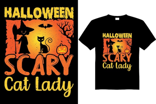 Halloween t shirt design vector, Halloween T-Shirt illustration