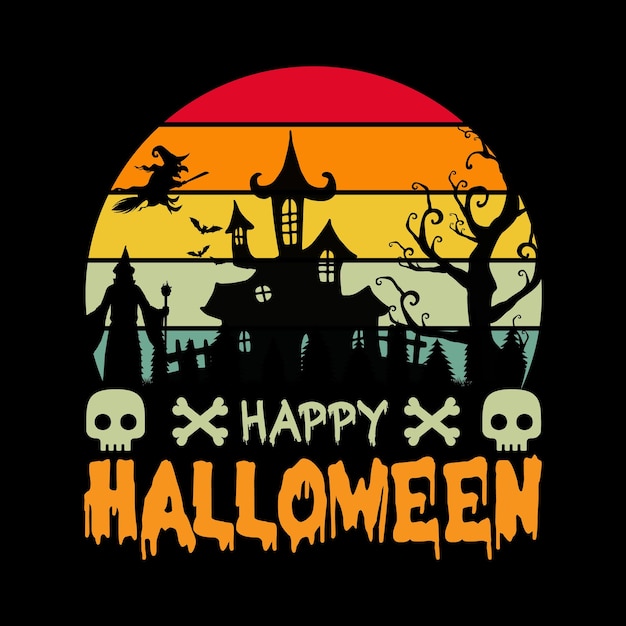 Halloween t shirt  design and vector