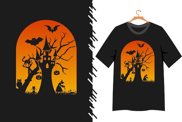 halloween t shirt design vector