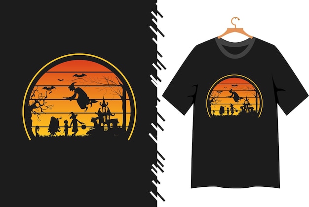 halloween t shirt design vector