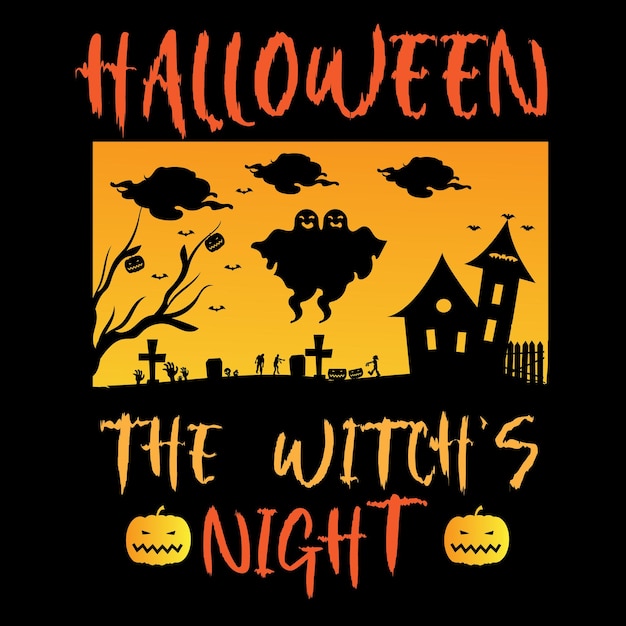 Halloween T-shirt  Design