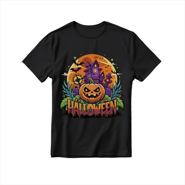 Vector halloween t shirt