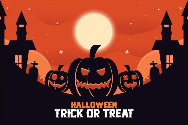 Halloween themed graphic design template easy to customize simple and elegant design