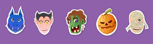 Halloween themed sticker pack