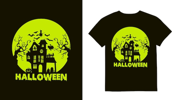 Halloween Tshirt Design print template