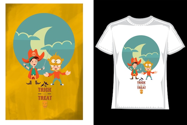 Vector halloween tshirt design and vector