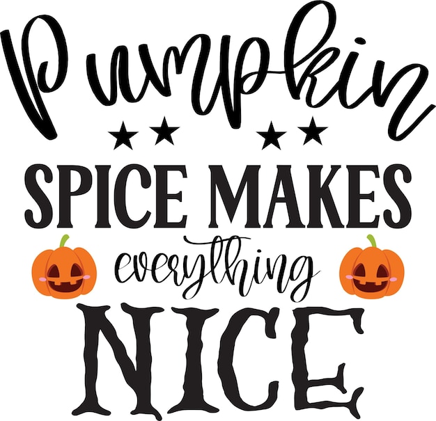 Halloween Typography Design Printing For T shirt Mug Banner Poster etc