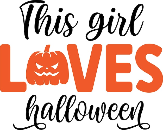 Halloween Typography Design Printing For T shirt Mug Banner Poster etc