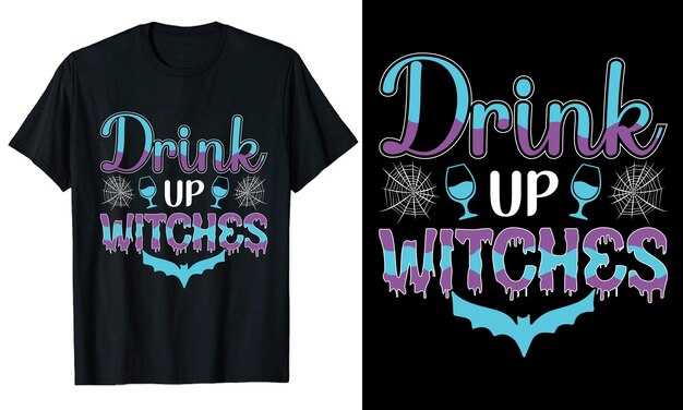 Halloween typography Tshirt Design