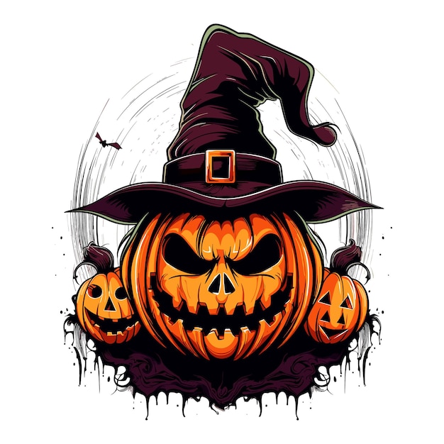 Halloween vector illustration pumpkin