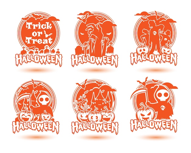 Halloween vector or logo Poster Vector art