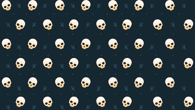 Halloween vector seamless pattern Background