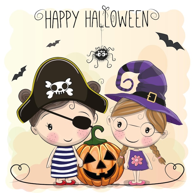 Vector halloween vectors illustrations emojis and patterns