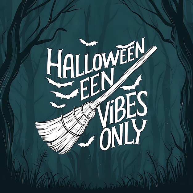 Vector halloween vibes only a beautiful halloween t shirt vector design