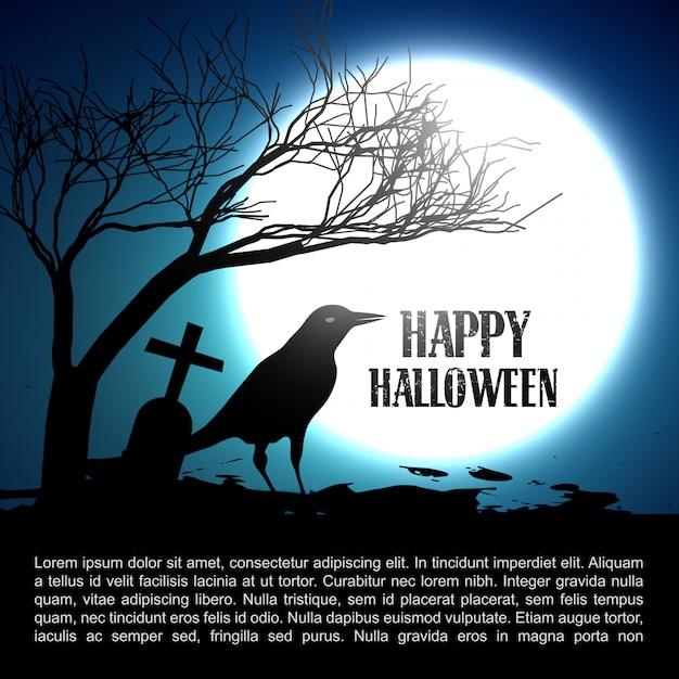  halloween  with space for your text