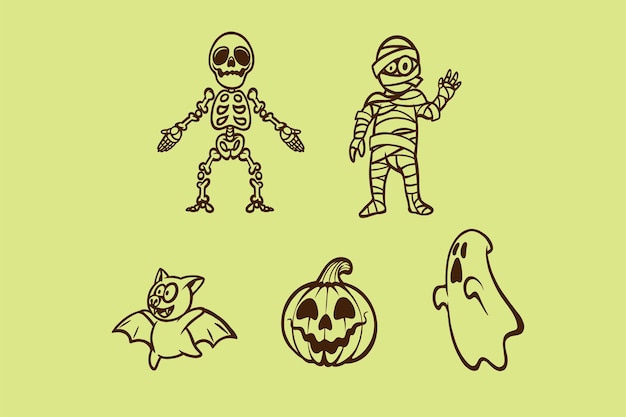 Halloween2gpackoutline