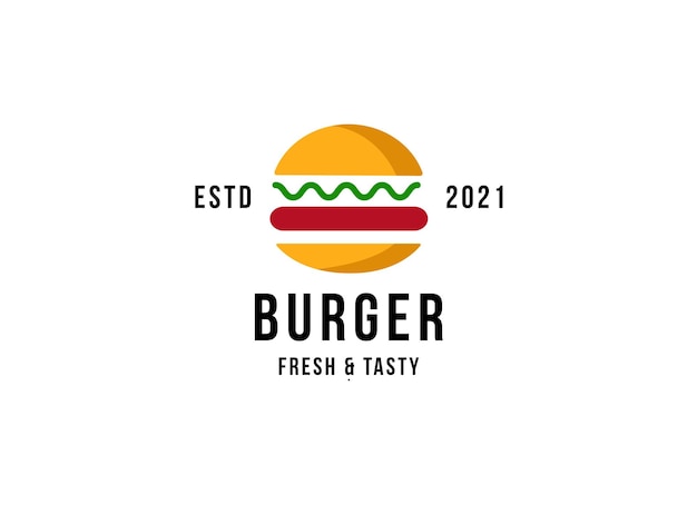 Hamburger Logo Vector Design template.