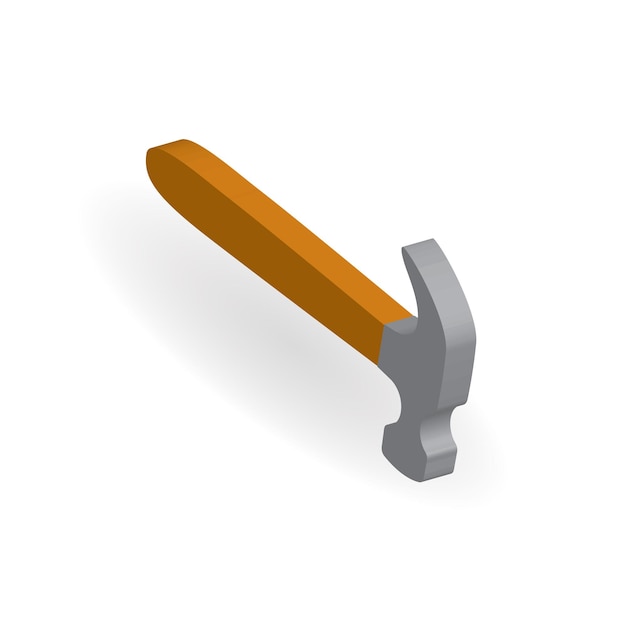 hammer illustration vector 3d