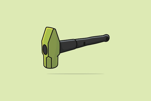 Hammer Tool vector illustration. Construction working tools object icon concept.