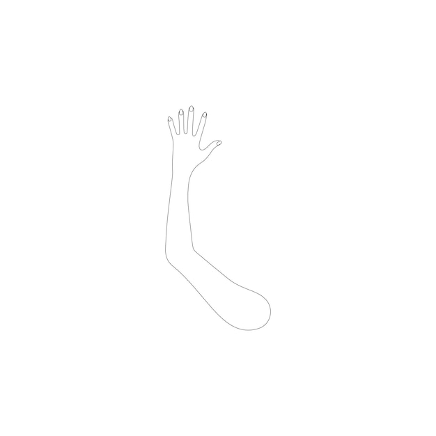 Hand concept Collection of gesture high quality vector outline signs for web pages books online