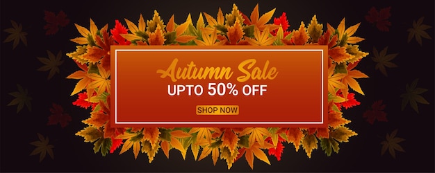 Hand draw autumn background